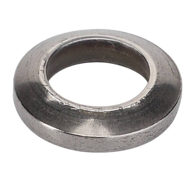 The AGCO | Washer - Acp0310080, by AGCO, is a metallic washer with a round opening in the center, designed to serve as a crucial fastener component for distributing load or preventing loosening.