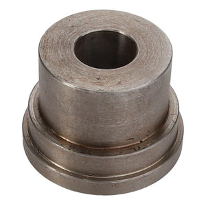 The AGCO Bush - La300037904 is a cylindrical metal component featuring a central hole and a stepped base, commonly used in mechanical applications. No current product description is available.