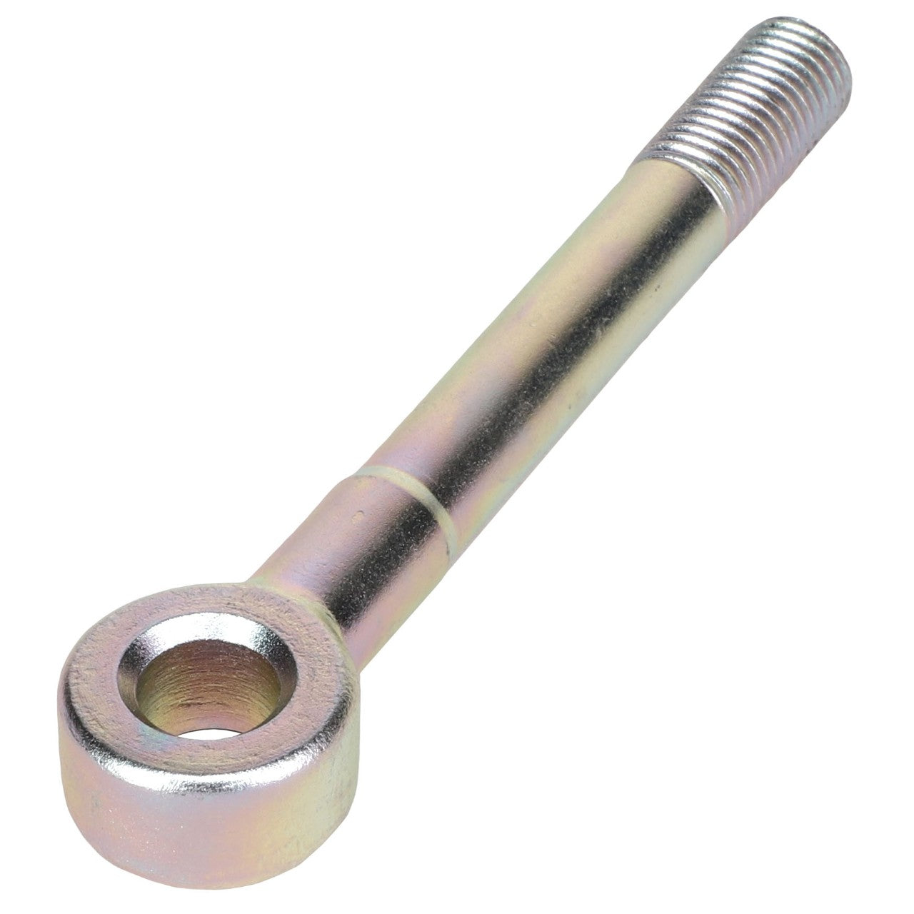 The AGCO | Eye Bolt - Acw5795120 is a robust metal eye bolt with a threaded end, expertly designed by AGCO for securing and fastening various objects efficiently.