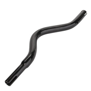 Displayed against a white background is the AGCO | Gear Lever - Acw014393A, a black, curved metal pipe with openings at both ends.