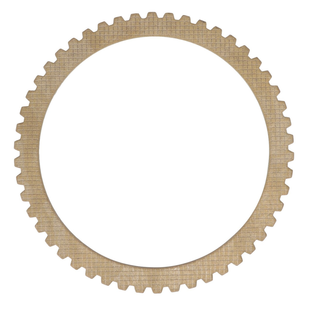 A beige, circular gear with evenly spaced teeth and a textured surface—AGCO | BRAKE DISC - AG726344.