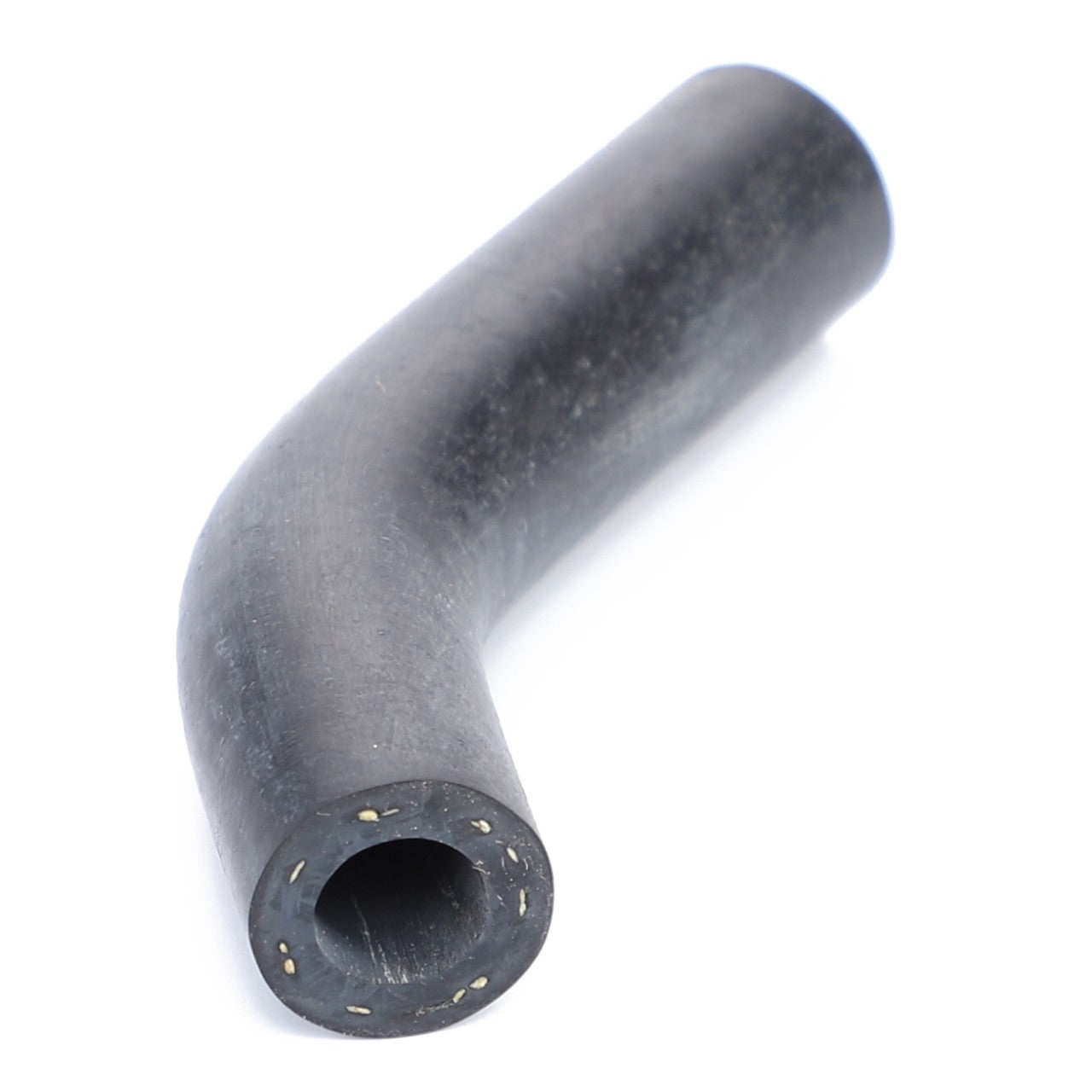 A sleek black, slightly curved cylindrical AGCO rubber hose with a hollow center, known as the Water Hose - Acw0065440.