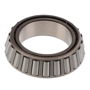 The AGCO | CONE - AG607423 by AGCO is a meticulously engineered metal tapered roller bearing featuring an outer ring and conical rollers arranged on an internal race. This essential component ensures smooth operation under heavy loads, embodying precision engineering and reliability that no current product description quite captures.