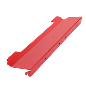 A red AGCO cover plate (model Acp0295060) with several holes and notches, shown on a white background. No current product description available.