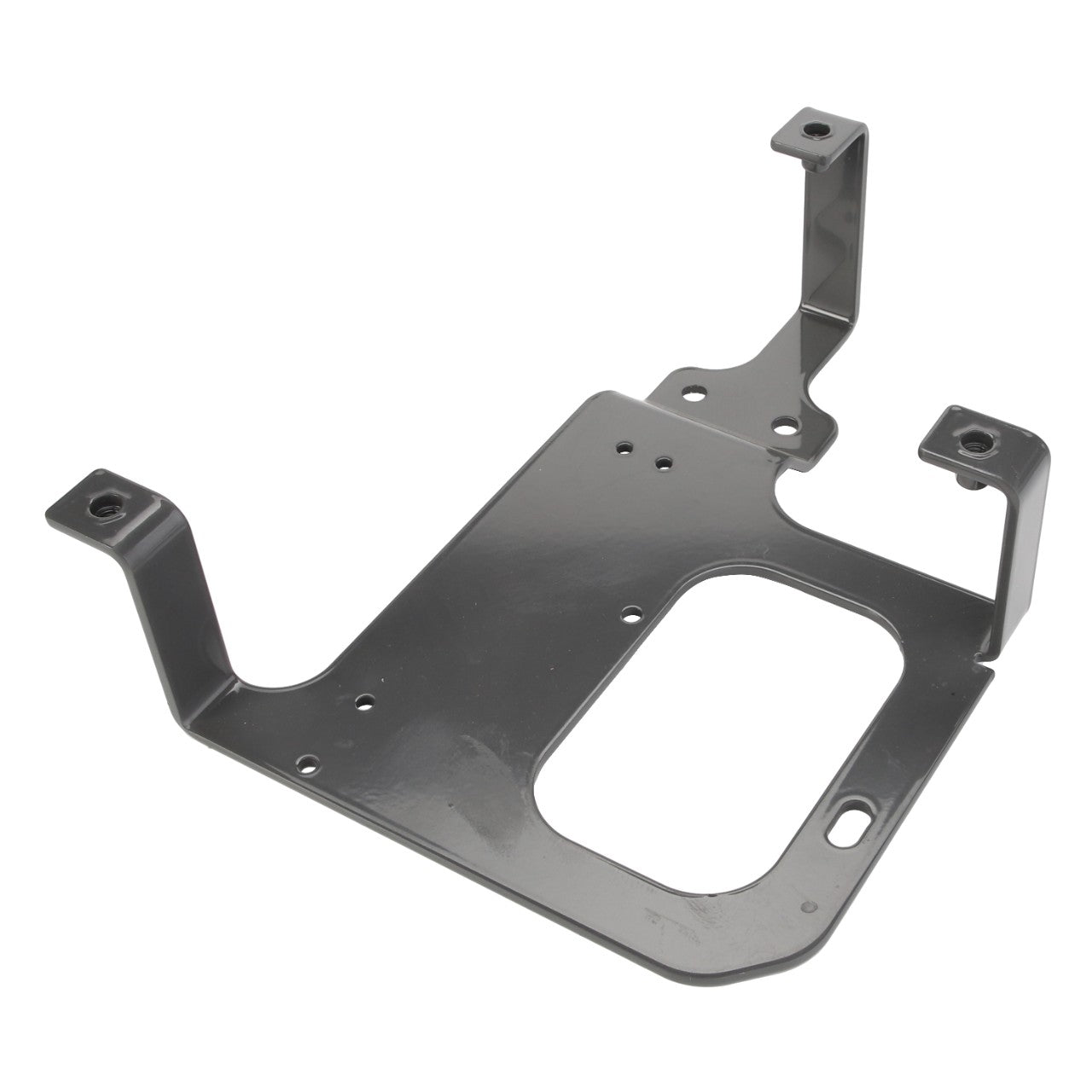 The AGCO Bracket - Acw2119940, a robust metal mounting bracket featuring multiple holes and raised sections, is designed for securing components in place and providing durable support. However, without a detailed product description, identifying specific SEO keywords remains challenging.