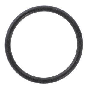 A solitary AGCO O Ring - Ag053485 in black rubber contrasts sharply against a pristine white background.