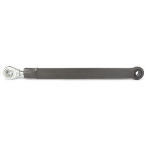 An AGCO Control Arm Rod (Part Number: G737870040011) made of industrial steel, featuring threaded ends with a rod end bearing on one side and an eyelet connection on the other, compatible with Fendt Vario S4 models.