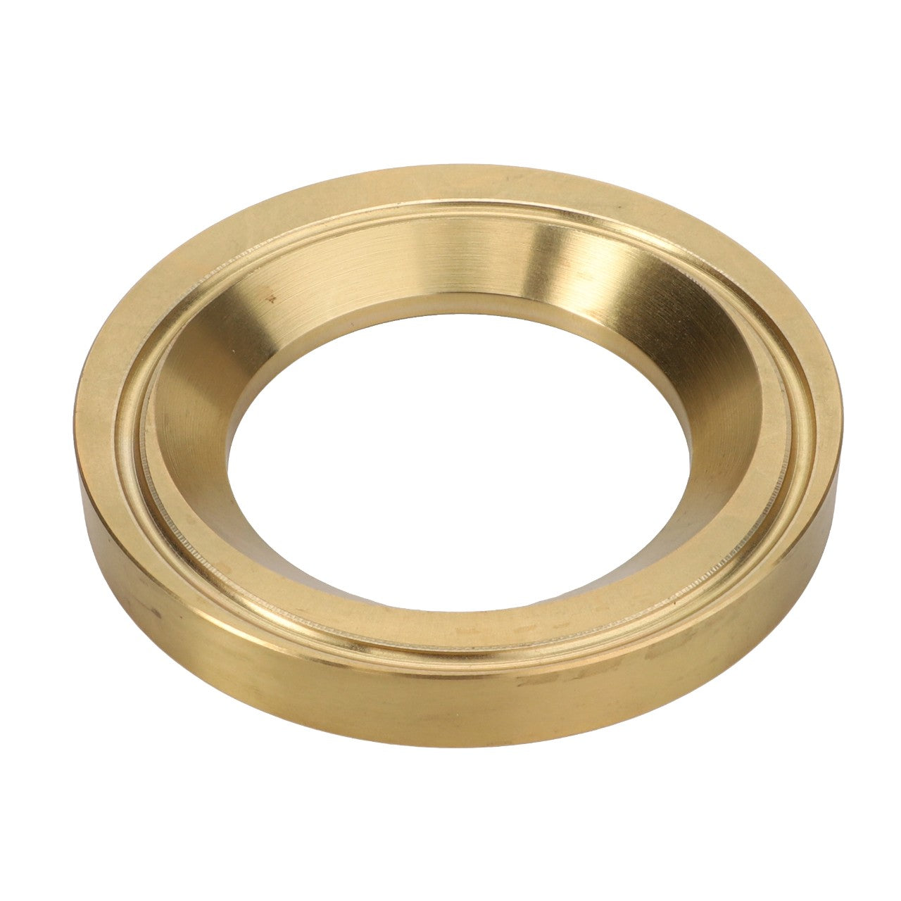 The AGCO | Adjusting Washer - Acp0369060 is a metal washer featuring a smooth, cylindrical structure with a central hole, commonly utilized in mechanical applications. No current product description is available for this product.