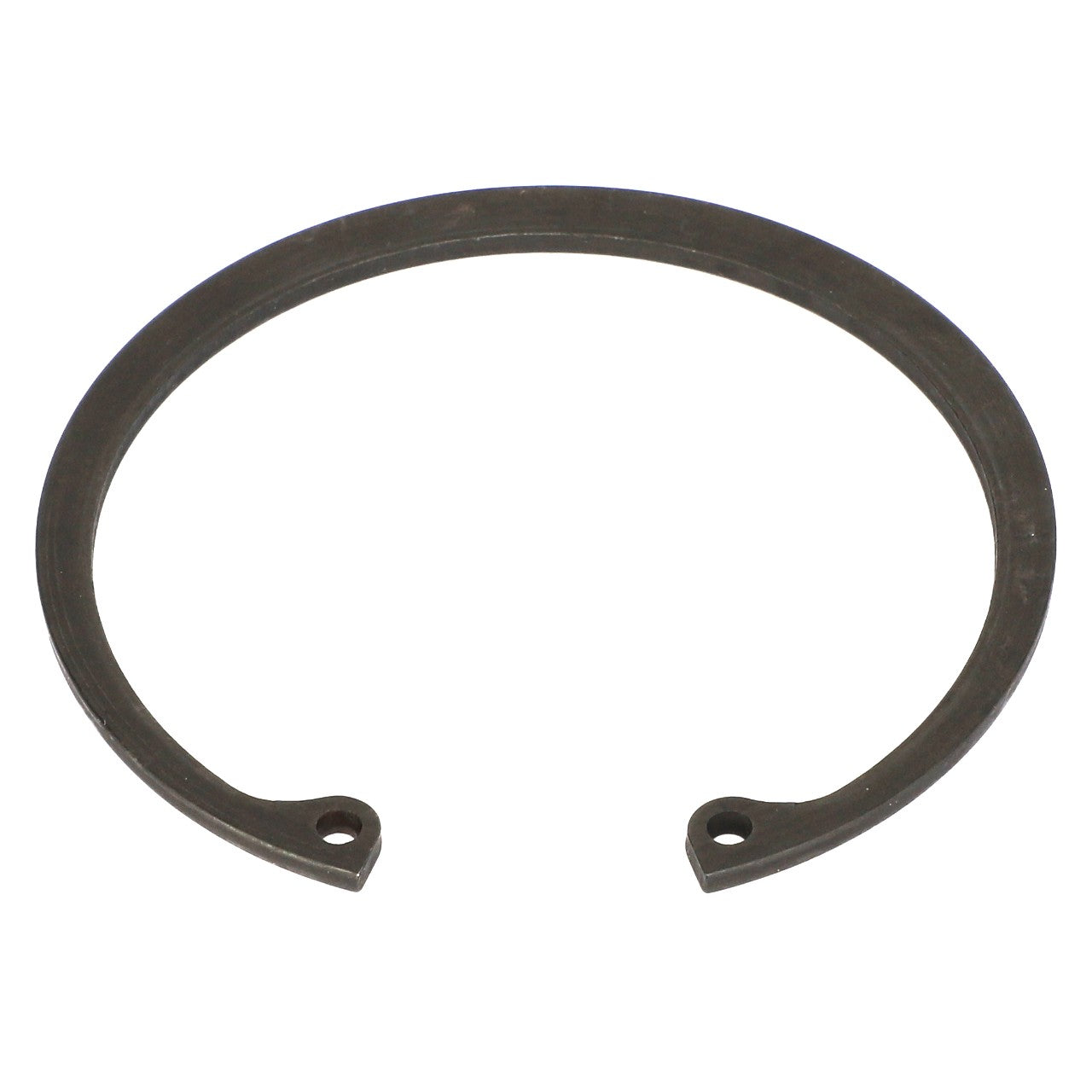 A lock washer branded as AGCO, with two small holes at its ends, typically used for securing components in machinery like Fendt Models. This specific product is identified by the code Fel107386.