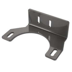 The AGCO Bracket - Acw0831570 by AGCO features a metal design with two mounting slots on the vertical part and two oval holes on the horizontal part. No current product description information is available for this item.