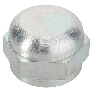 Product Description: The AGCO | CAP - D46150578 is a metallic hexagonal cap featuring a flat, smooth top surface. No additional product details are currently available.