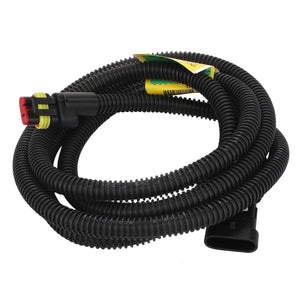 The AGCO harness, part number ACW0598170, is currently listed. It features a coiled black wiring design with a plastic connector on each end, but no further product description information is available.