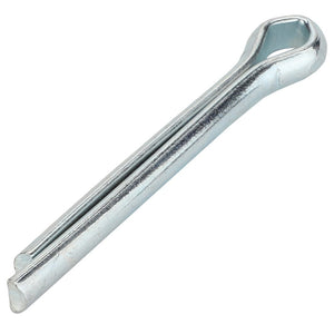 A close-up of the AGCO SPLIT PIN - LA10797801, featuring a silver metallic finish with a looped head and two prongs. No current product description available.