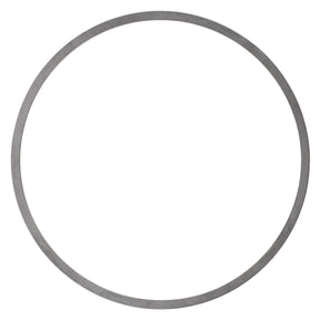 A sleek, thin circular metal AGCO | Gasket - Acw8774410 displayed on a pristine white background.
