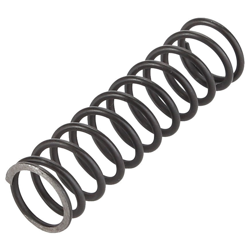 The AGCO SPRING - AG333560 by AGCO is a metal coil spring with a left-hand twist, commonly used in mechanical applications for compression and tension. No current product description information is available for this item.