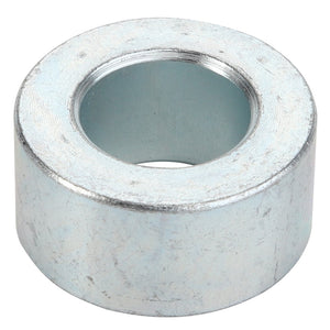 The AGCO Spacer - Acp0313650 is a sleek, metallic cylindrical spacer featuring a precisely machined central hole.