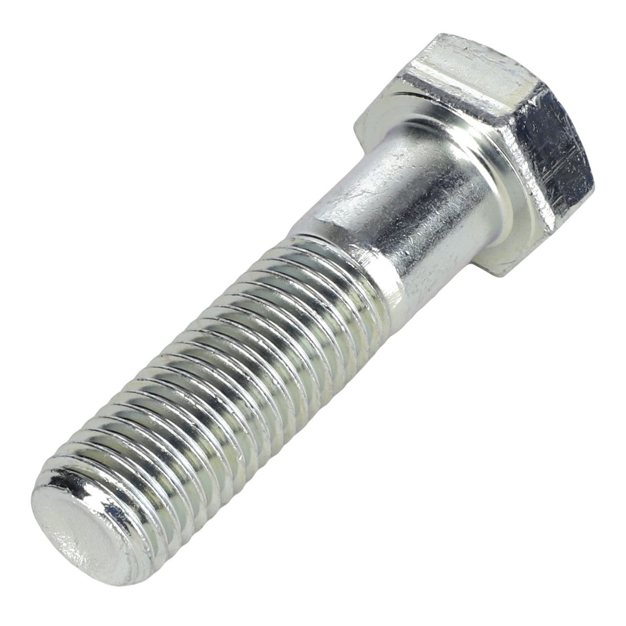 The AGCO | SCREW - AL5002256, a metallic hex bolt with a precisely threaded shaft, is showcased against a pristine white background.