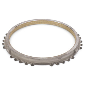 A metallic AGCO Synchro Ring (3771363M1) with teeth on the outer edge and a smooth inner surface, commonly found in Massey Ferguson models. The inner part has a lighter color, indicating a different material or coating.