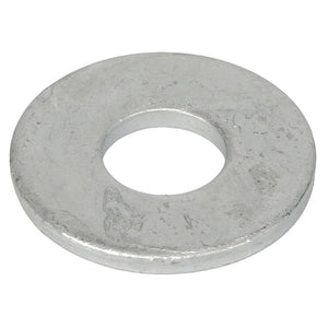 A round, silver metal washer with a central hole and slight wear on the surface. This product is identified as the AGCO Flat Washer - Acw1628580 under the brand name AGCO. No additional product description information is available at this time.