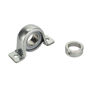 A metal pillow block bearing with mounting holes and a separate metal ring, branded as AGCO | BEARING CARRIER - D41707100, isolated on a white background. No current product description information is available.