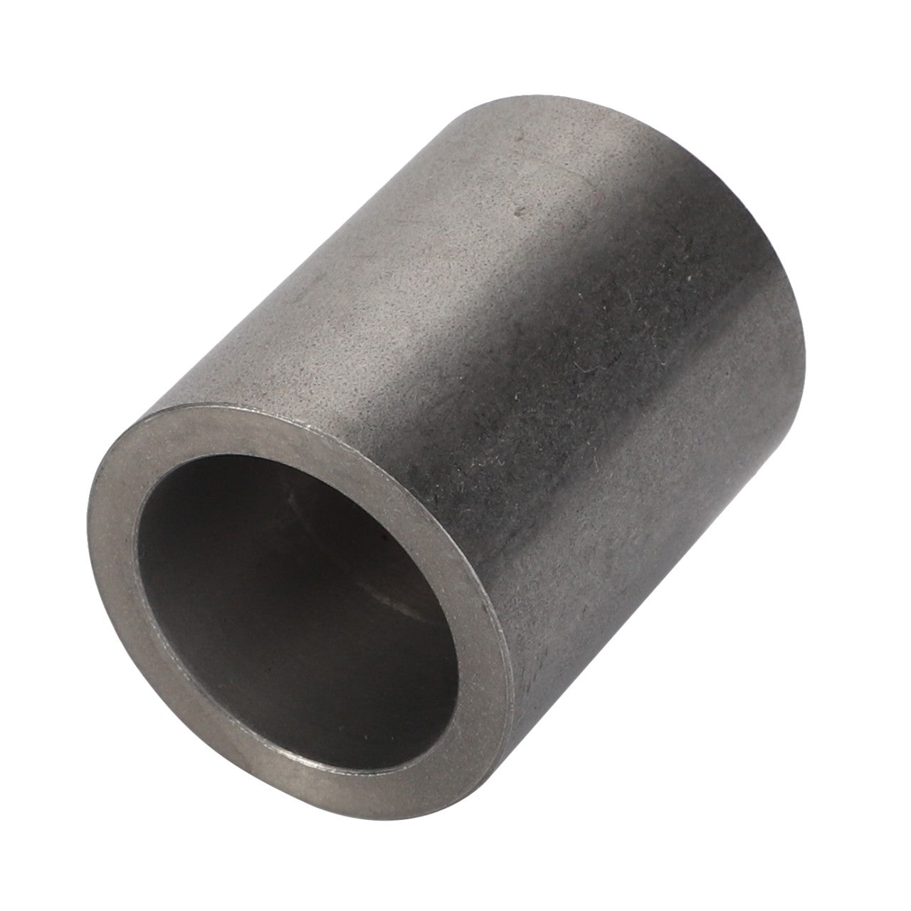 A cylindrical metal sleeve from AGCO, identified as the Sleeve - V836119270, featuring a hollow interior, grey color, and a smooth, polished surface.