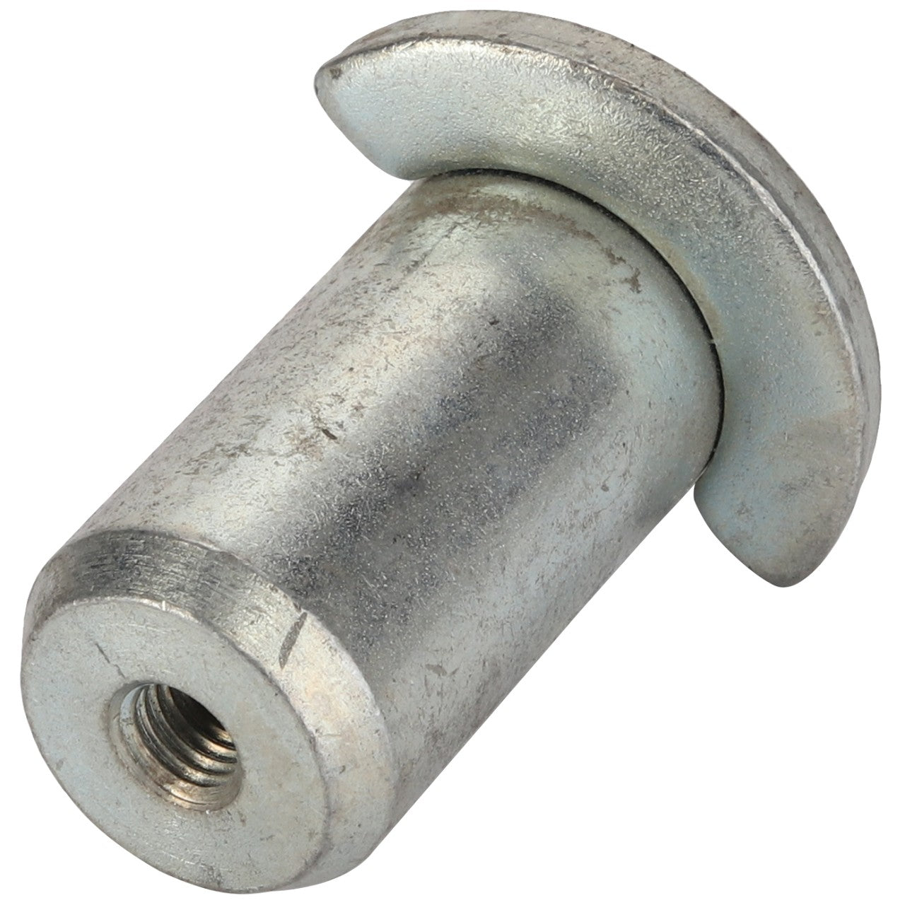 AGCO | PIN - AL1116446 is a metallic threaded cylindrical fastener with a flat, curved head on one end. No current product description information is available.