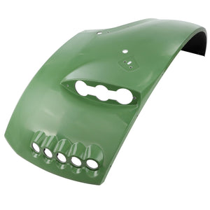 Fendt green right fender with ventilation holes and mounting points, compatible with Fendt models, by AGCO (H737812600020).