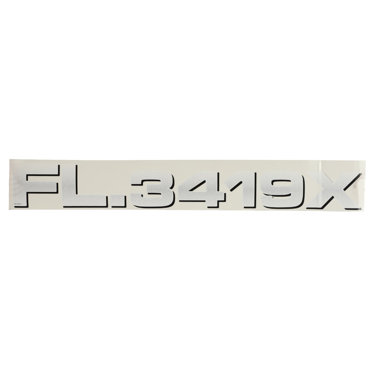 Product Name: AGCO | Decal, Model - Acp0352080
Brand Name: AGCO

Description: The decal bears the text "FL.3419X" prominently in bold, white letters set against a translucent background.