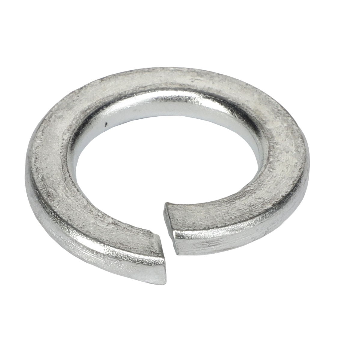 A close-up image of a single AGCO | WASHER - AL5013413 steel split lock washer against a plain white background. No current product description information is available.