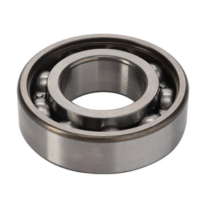 A close-up of the AGCO Ball Bearing - 1440491X1 showcases several spherical balls nestled within a circular outer casing, designed to minimize rotational friction.