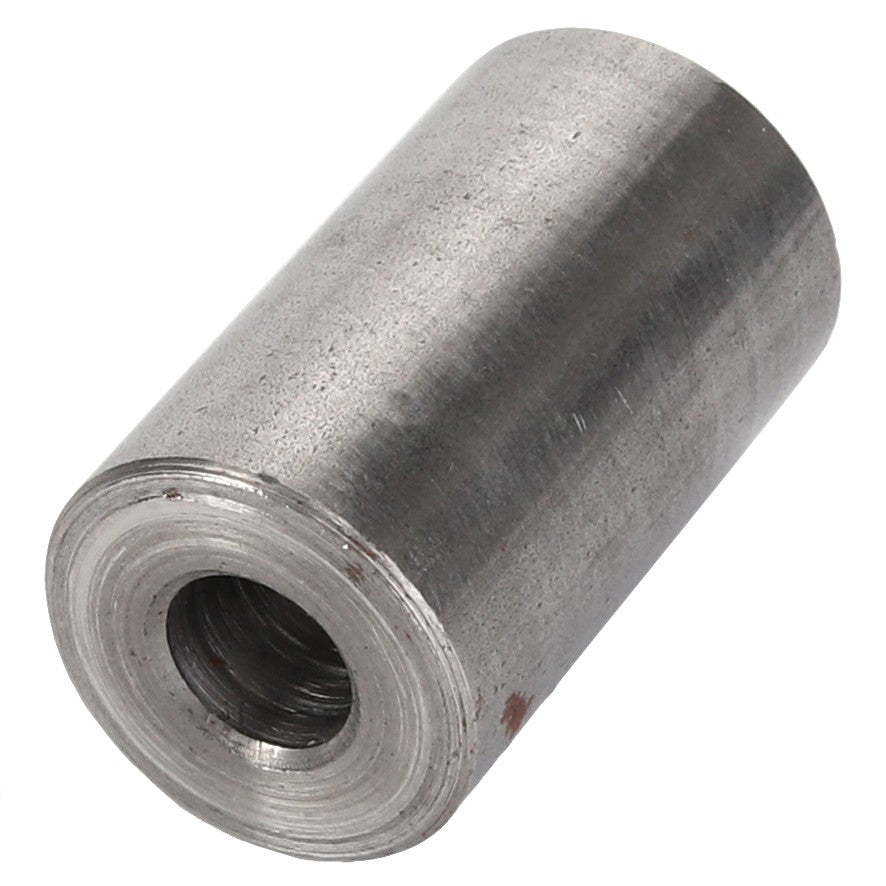 Introducing the AGCO spacer piece, model V836129814—a cylindrical metal component with a hollow center.