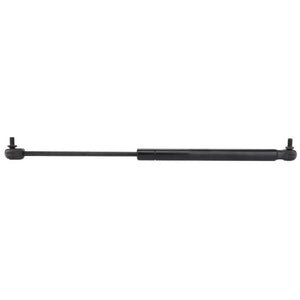 The AGCO | Gas Strut, Hood - Va387182 by AGCO is a black gas strut with connectors at both ends, designed for supporting and lifting applications, making it ideal for Fendt models.