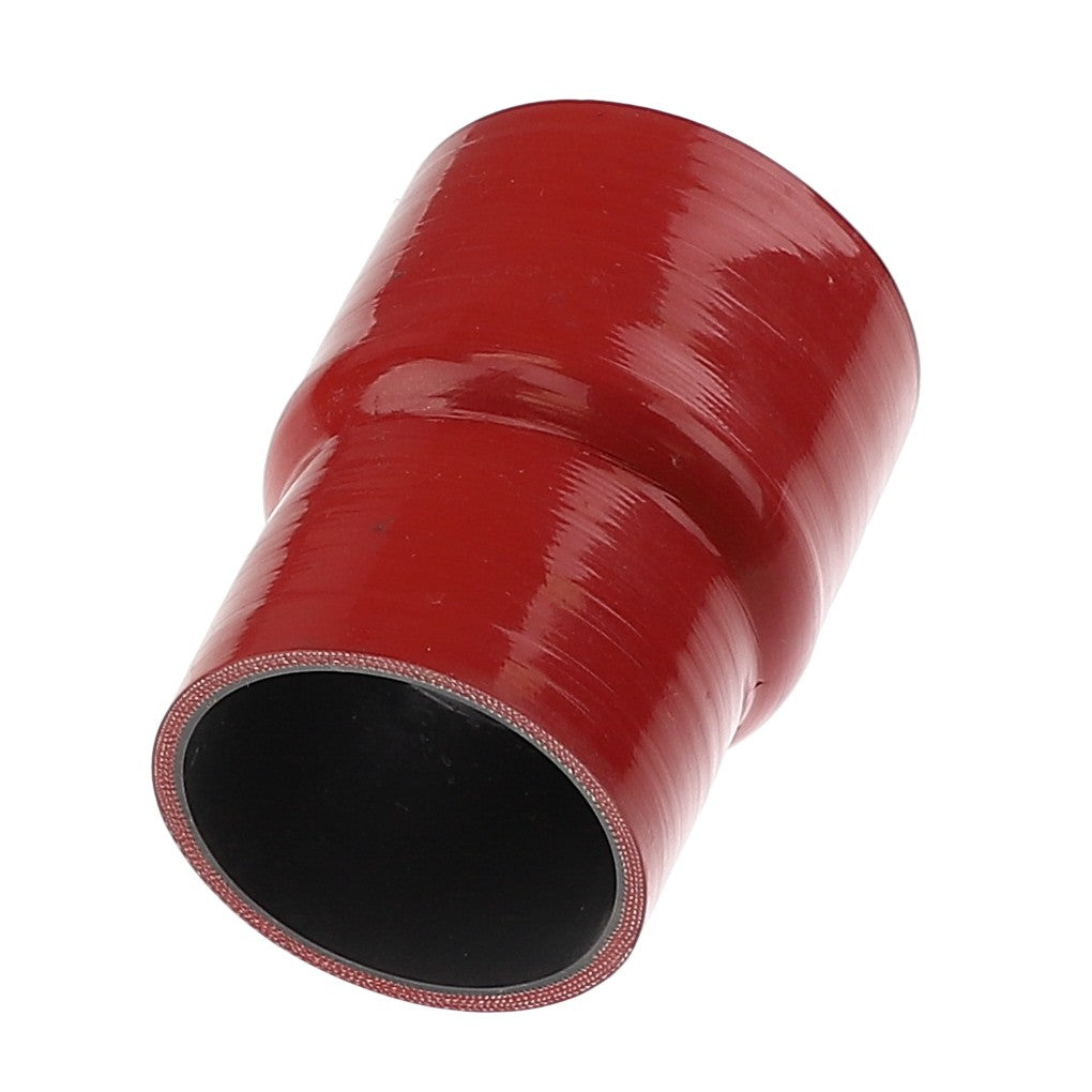 The AGCO | Hose Coupler - Acx2659270, a red cylindrical silicone hose coupler featuring a smooth surface and reinforced interior, stands out in quality. No current product description information is available for comparison.