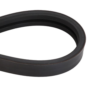 The AGCO | Belt - Acx0054760, a black V-belt designed for mechanical applications to transmit power, forms an elongated oval with a visible fabric texture along its edges. No current product description information is available.