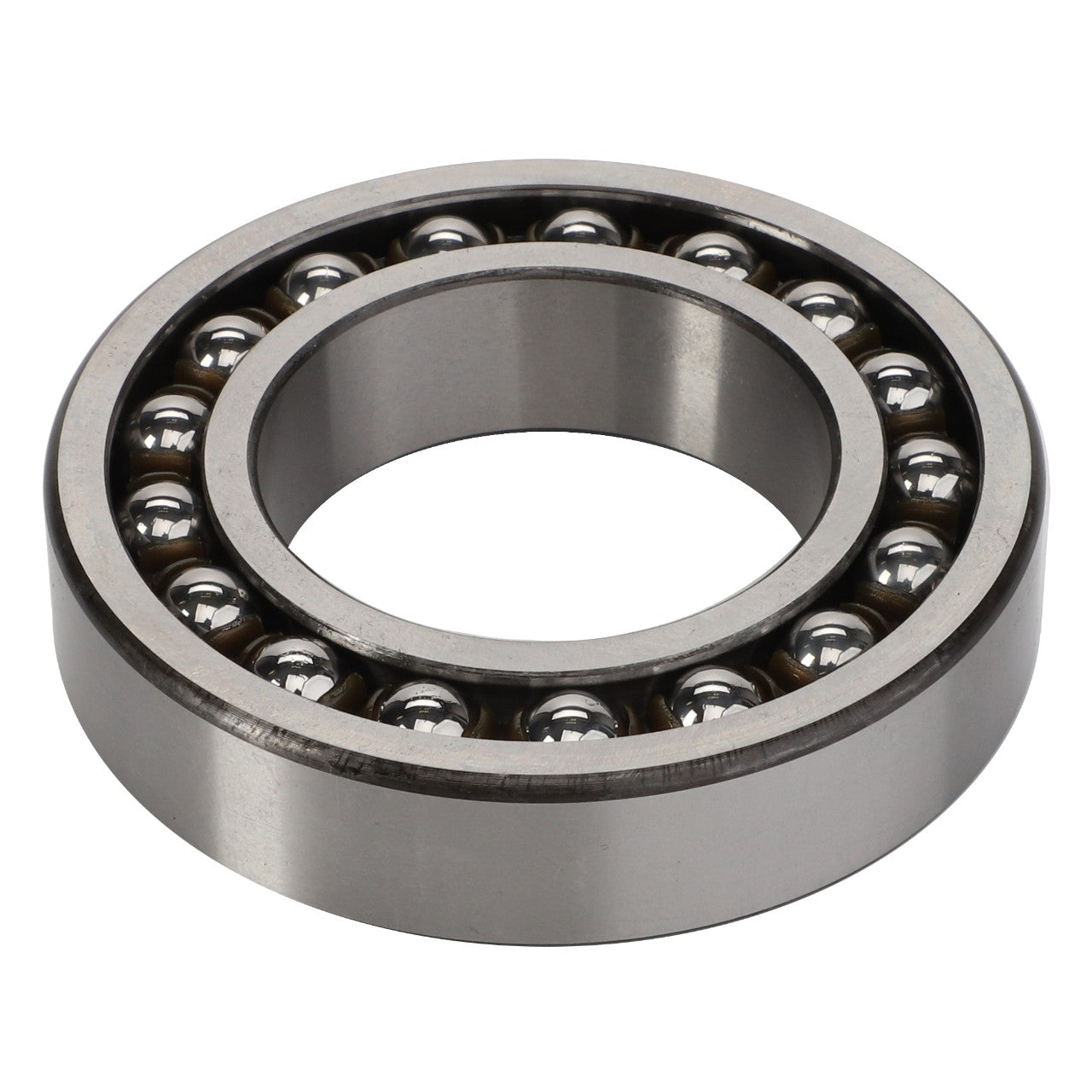 The AGCO | BALL BEARING - D41603800, from the renowned brand AGCO, is a metal ball bearing featuring a circular shape and comprising an inner ring, an outer ring, and multiple steel balls positioned between the rings. Current product description information is not available.