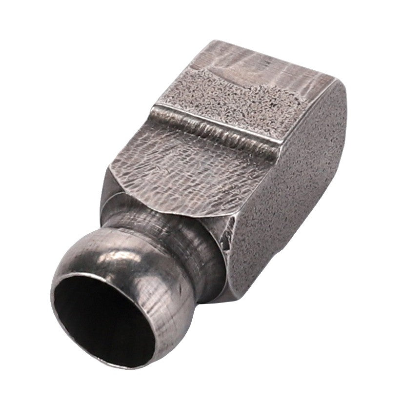 The AGCO Thrust Piece - F291101990450 from AGCO features a textured square base and a smooth cylindrical end, making it ideal for versatile applications in various installations.