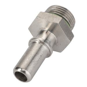 Close-up of the AGCO Adapter - Acx0033440 pipe fitting with a threaded end and a smooth cylindrical end.