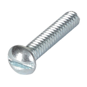 A close-up of the AGCO | MACHINE SCREW - AG334937, featuring a metallic slotted design with a round head, positioned horizontally against a plain white background. No additional product description information is available at this time.