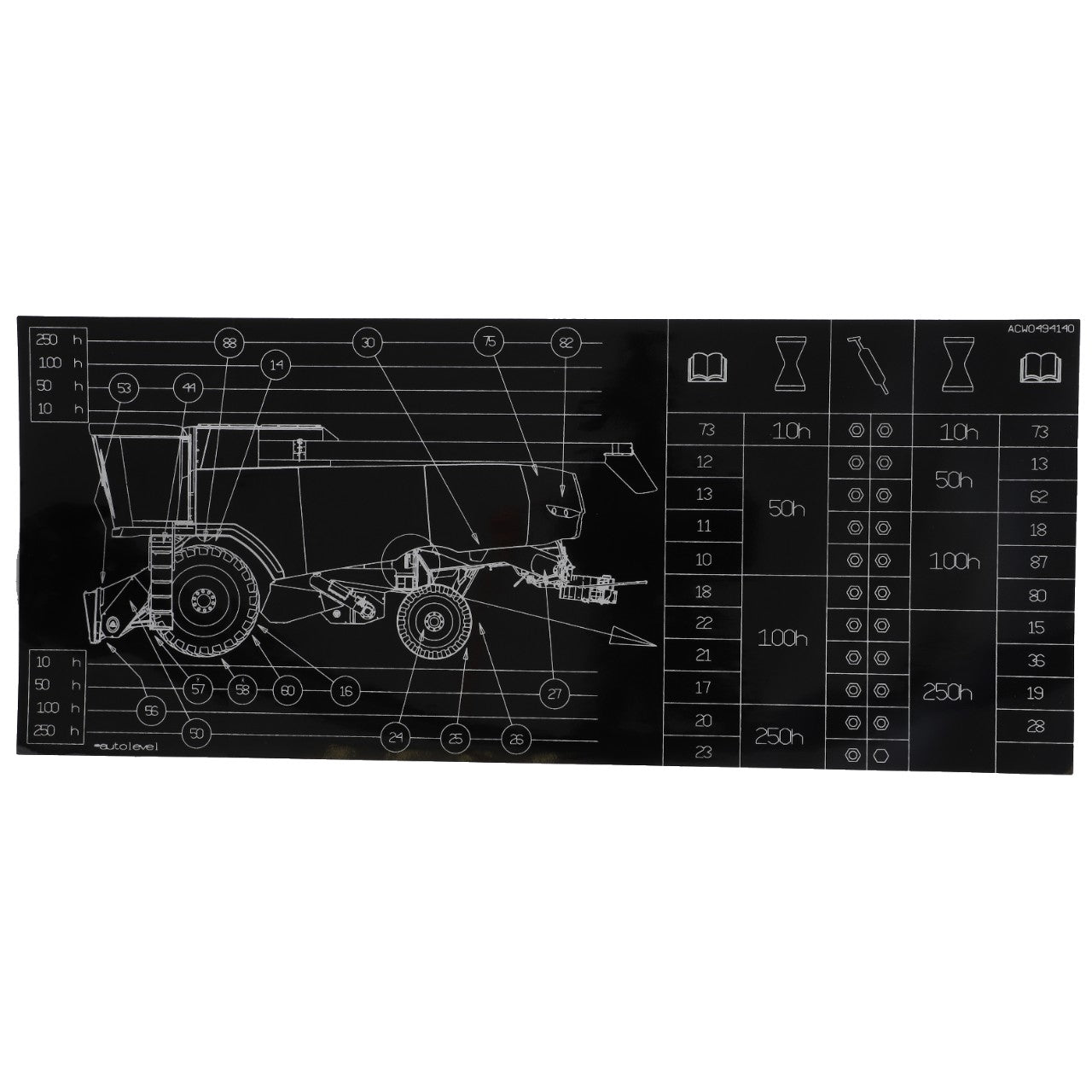 AGCO | Decal, Left Hand - Acw0494140 - Farming Parts