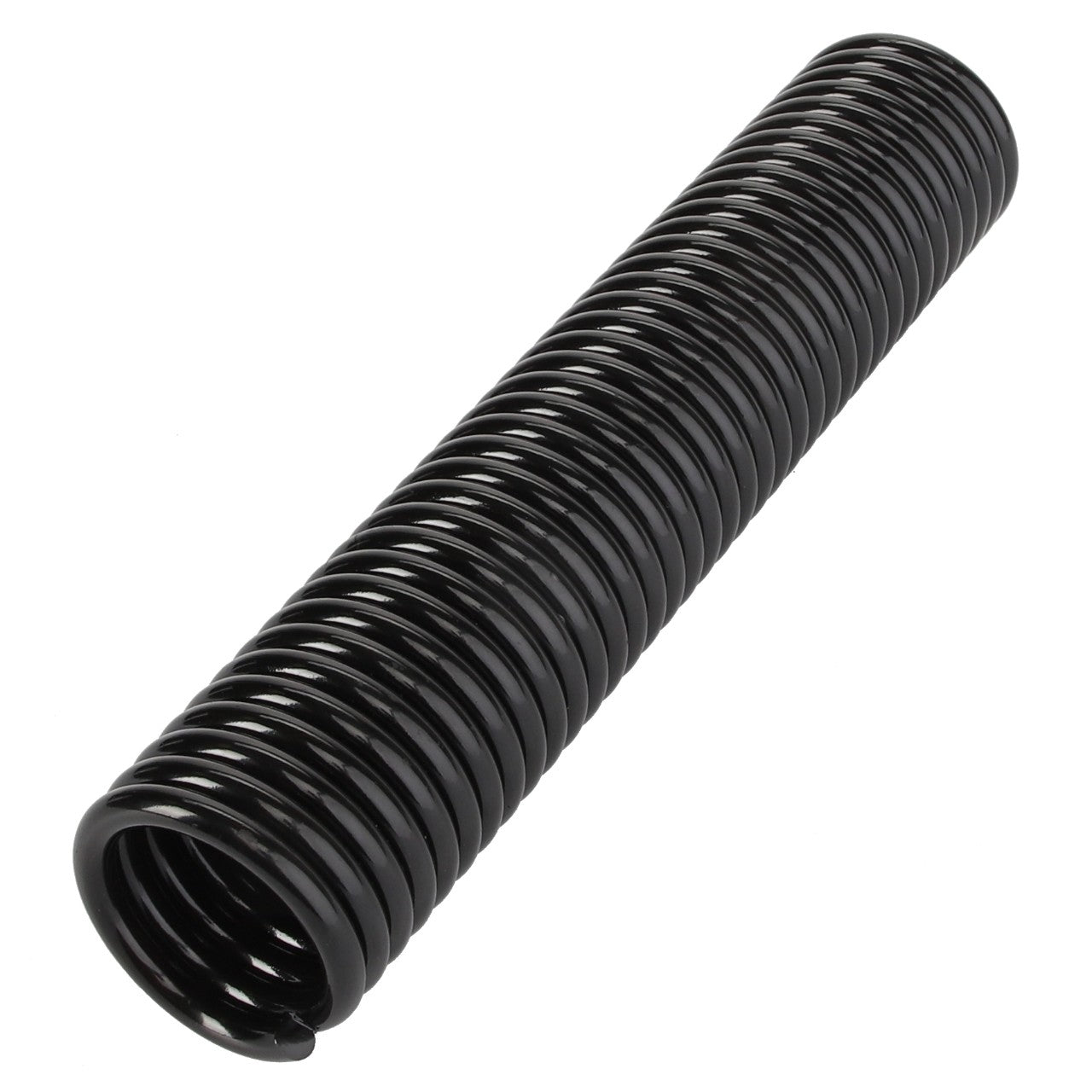 The AGCO | SPRING - ACY1511340, a black coiled compression spring, is depicted against a plain white background. No current product description information is available.