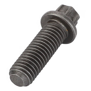 A close-up image of the AGCO Torx Screw - F119200210280, featuring a metal body with a hexagonal head and threaded shaft designed for fastening objects. No current product description available.