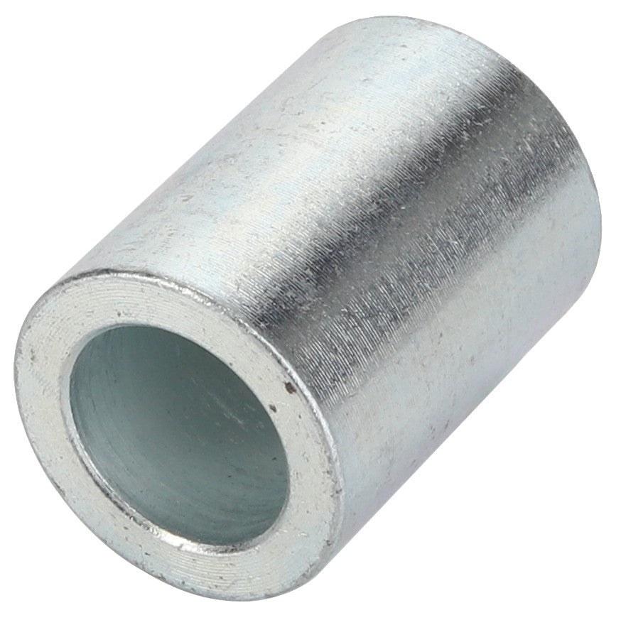 Product Description: AGCO Spacer - Acp0331030 is a cylindrical metal spacer with a hollow center and a brushed finish, brought to you by the renowned brand AGCO.