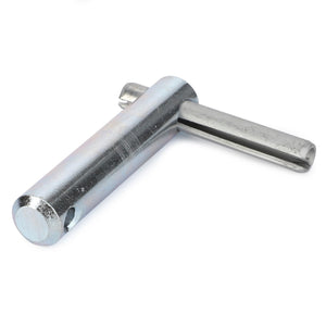 A silver T-shaped metal tool with a cylindrical handle and a flat protruding section, identified as AGCO BOLT - F931502165120, is available, but no current product description information is available.