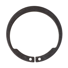 A circular metal snap ring with two small holes near the opening, designated as the AGCO | EXTERNAL RETAINING RING - K1720 by AGCO, currently has no additional product description information available.