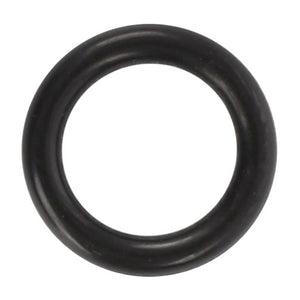 A black rubber O-ring from AGCO, specifically the AGCO | O-Ring - La14452880, is displayed against a pristine white background. Despite the absence of an explicit description, its simplicity and functionality are evident.