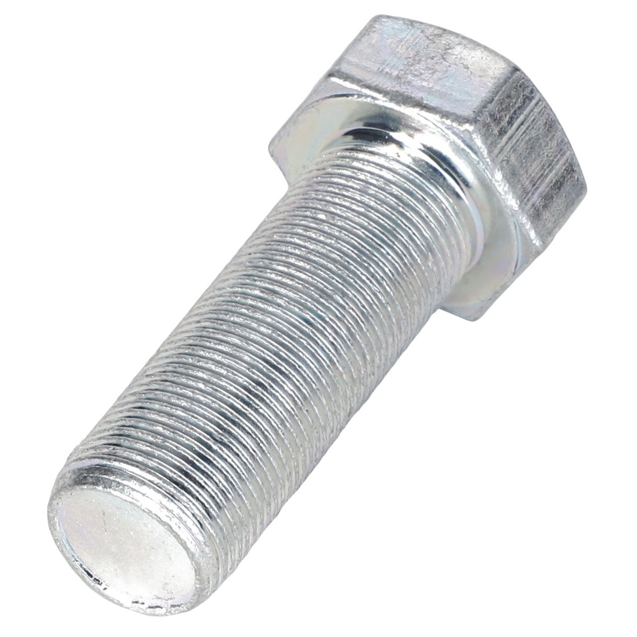 A silver hex bolt with a threaded body and a hexagonal head by AGCO, known as the Hexagonal Head Bolt - Acw9218340. No current product description information is available.