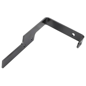 AGCO's Right Hand Support (Acw031546A) is a black L-shaped metal bracket featuring multiple holes for versatile mounting or attachment purposes. No additional product description information is available at this time.