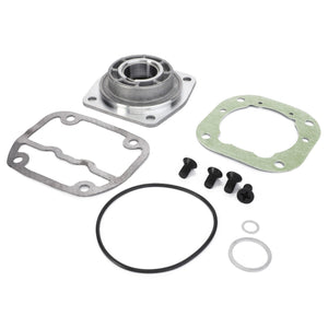 The AGCO Seal Kit - F385880020070 is a mechanical component set that includes a metal housing, gaskets, an O-ring, screws, and a washer. No current product description is available.