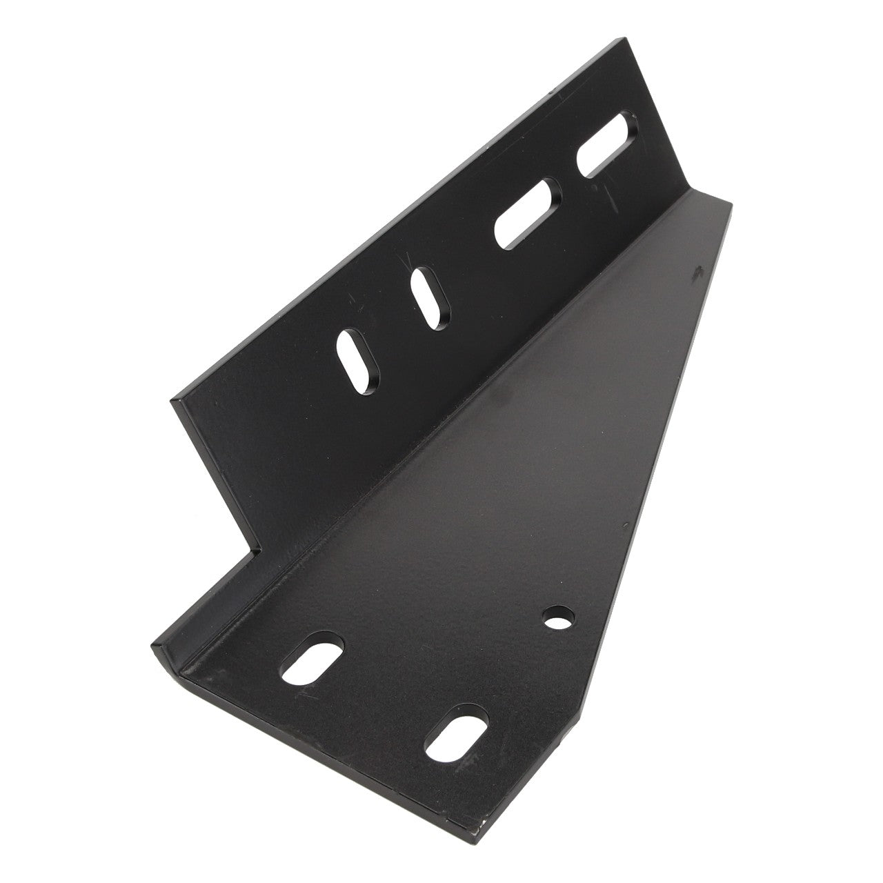 The AGCO | BELT GUIDE - D26733799 is described as a black metal bracket featuring multiple holes for mounting or fastening purposes. No further product description information is available at this time.