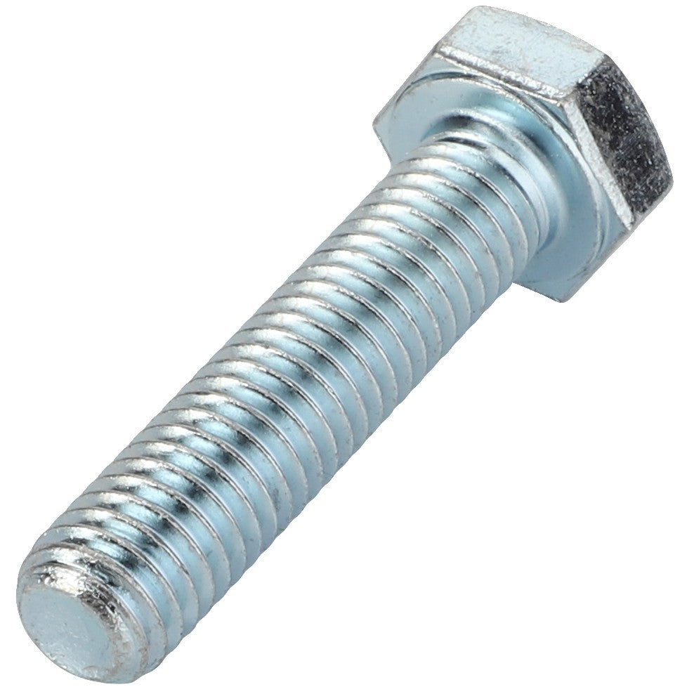 The AGCO | HEXAGONAL HEAD BOLT - 0901-20-71-00, featuring a threaded shaft and a hexagonal head, is displayed against a clean white background.